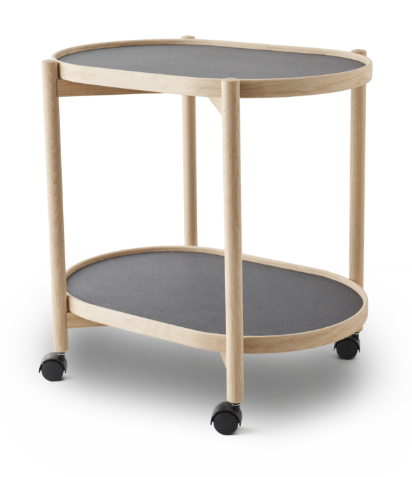 James bakkebord ovalt eg/stone look